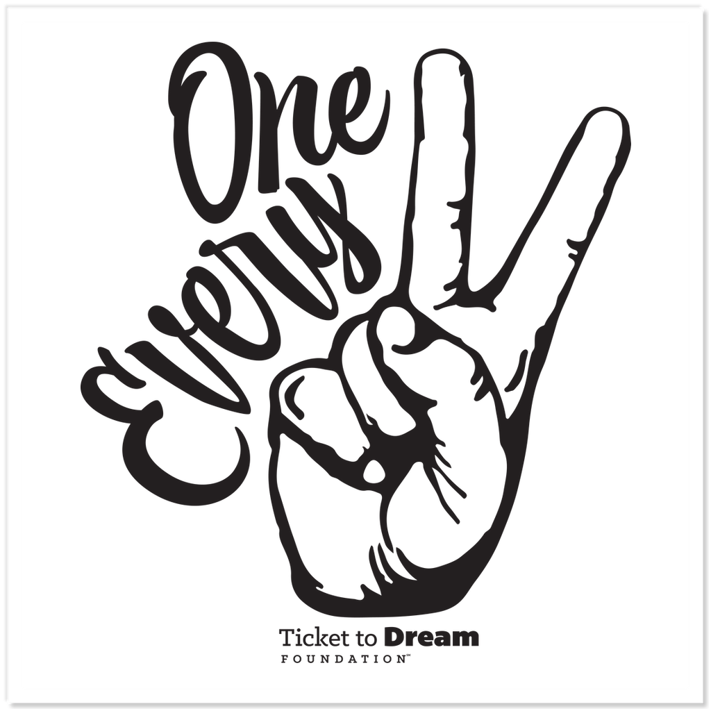 One Every Two Kiss Cut Stickers - Black Outline